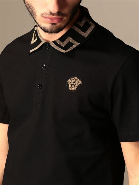 versace polo shirt|authentic versace shirt.